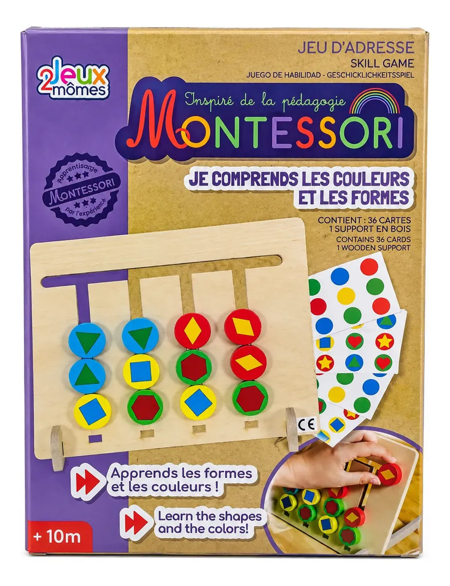 Juego De Lógica Montessori En Madera Para Niños