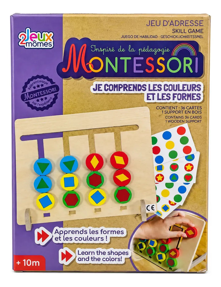 Juego De Lógica Montessori En Madera Para Niños