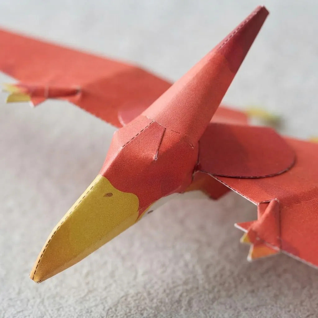 Libro de Manualidades 3D Dinosaurs Triceratops Pteranodon Para Niños