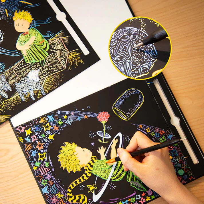 Libro de Rascado El Principito Scratch Book Para Niños