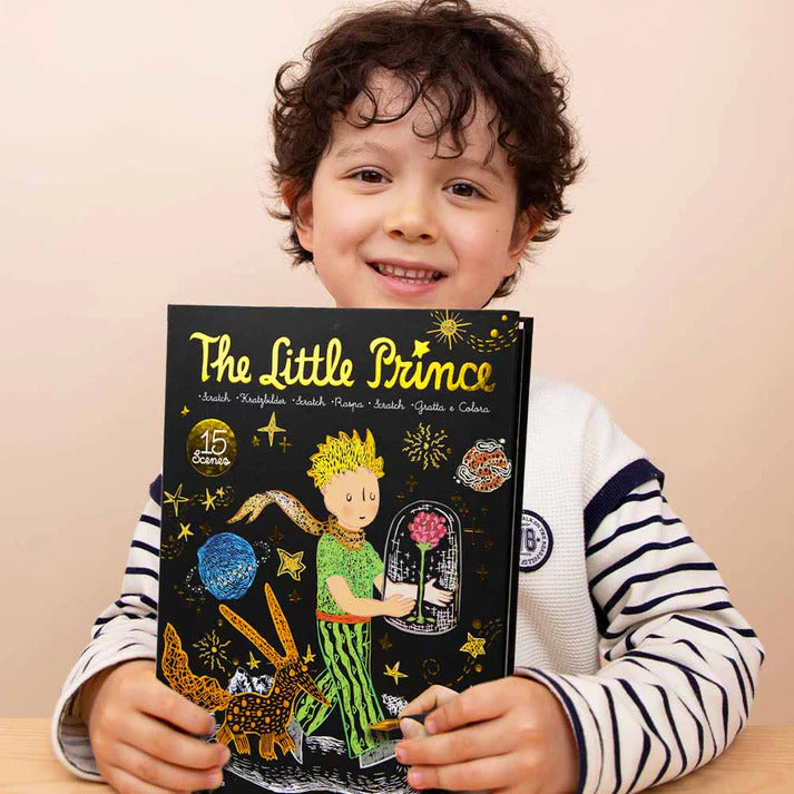 Libro de Rascado El Principito Scratch Book Para Niños