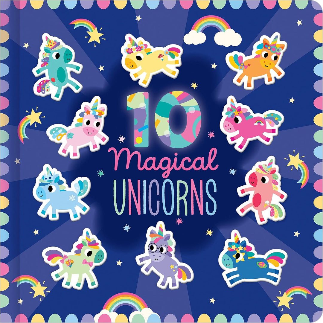Libro Didáctico Magical Unicorns Con Stickers Para Niños