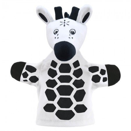 Juguete Títere Jirafa Contraste Blanco Y Negro Para Bebés