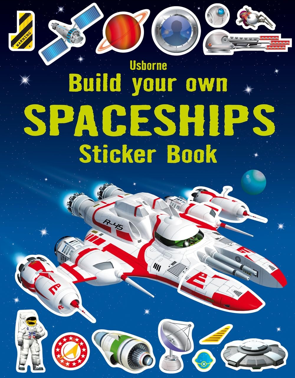 Libro de Stickers Crea tus Propias Naves Espaciales Para Niños