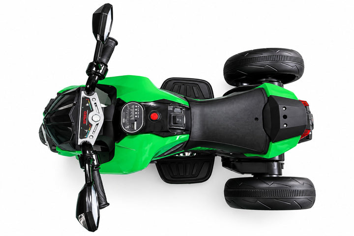 Moto Eléctrica Deportiva 6v Sonidos Y Luces Verde Niños