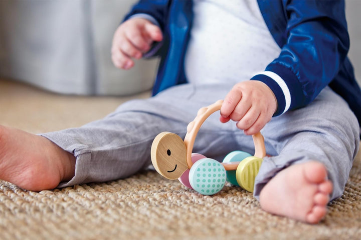 Juguete Tortuga para Empujar  Ruedas Coloridas Para Niños