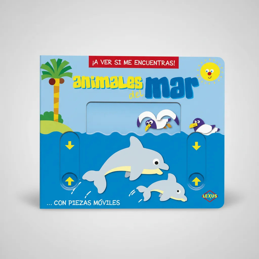 Libro A Ver Si Me Encuentras Animales del Mar Para Niños
