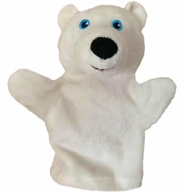 Títere Educativo para Manos Oso Polar Para Niños