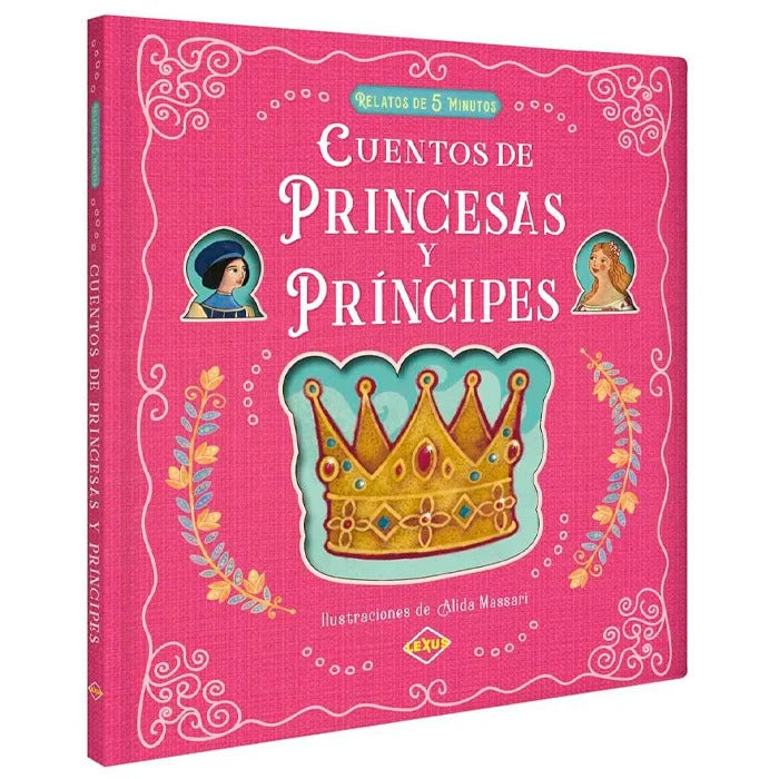 Libro Ilustrado Cuentos de Princesas y Príncipes Para Niños