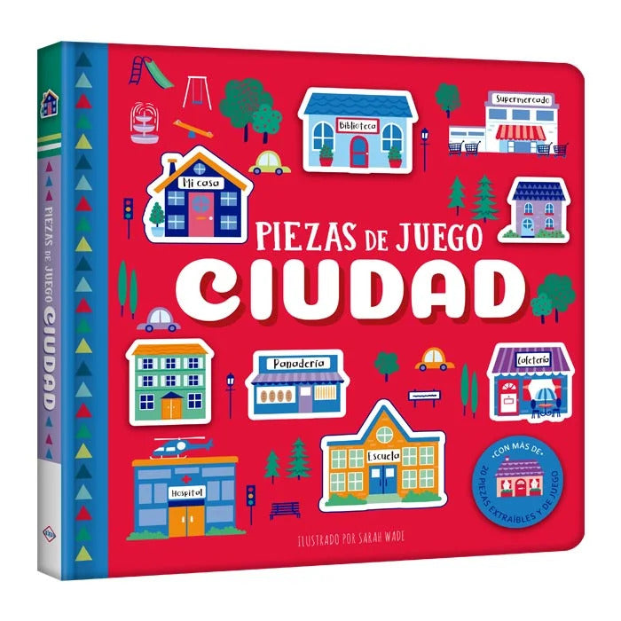 Libro Interactivo la Ciudad Con Piezas Lexus Para Niños