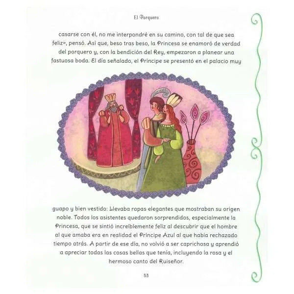 Libro Ilustrado Cuentos de Princesas y Príncipes Para Niños
