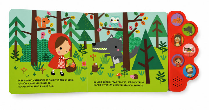 Libro Interactivo con Sonido Caperucita Roja Para Niños