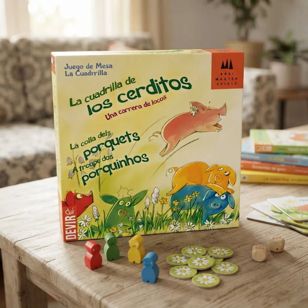 Juego de Mesa La Cuadrilla de los Cerditos Para Niños