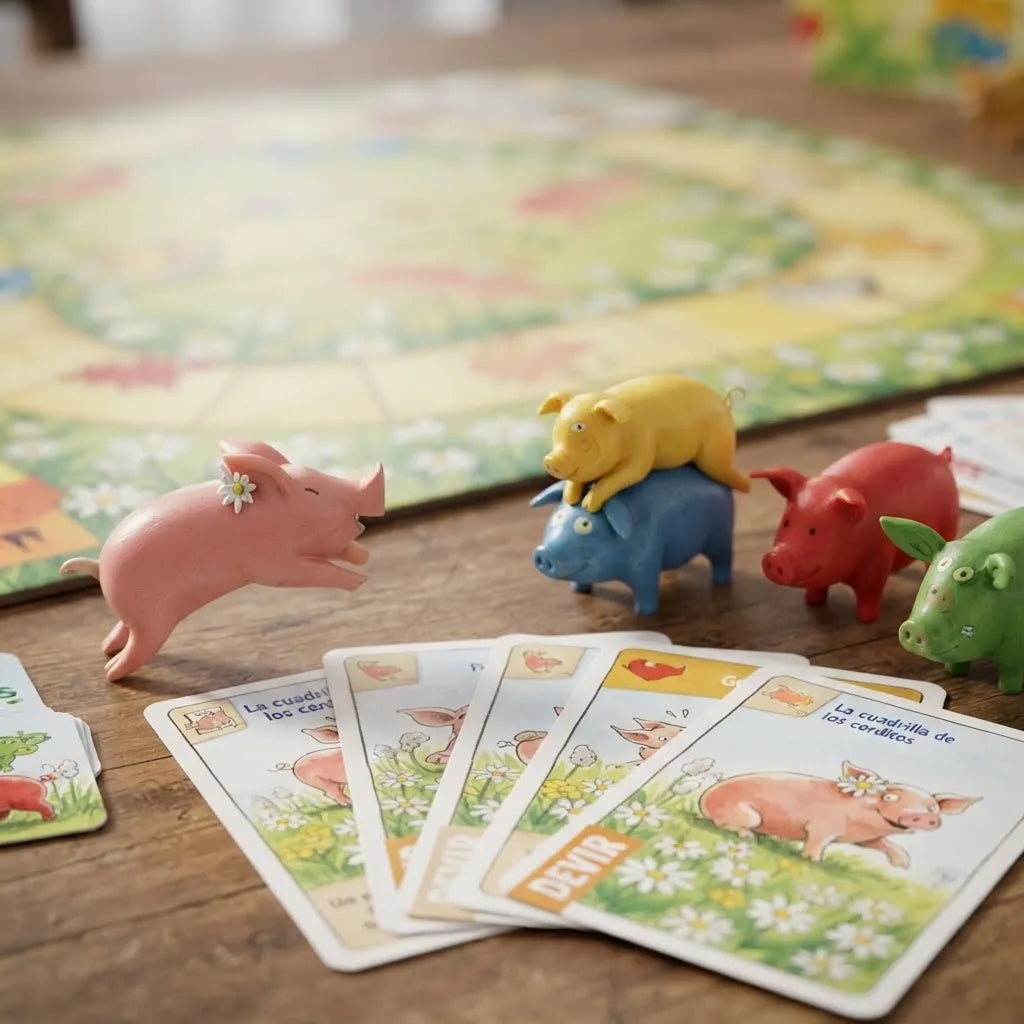 Juego de Mesa La Cuadrilla de los Cerditos Para Niños