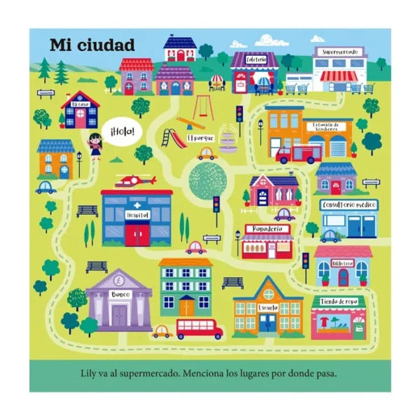 Libro Interactivo la Ciudad Con Piezas Lexus Para Niños