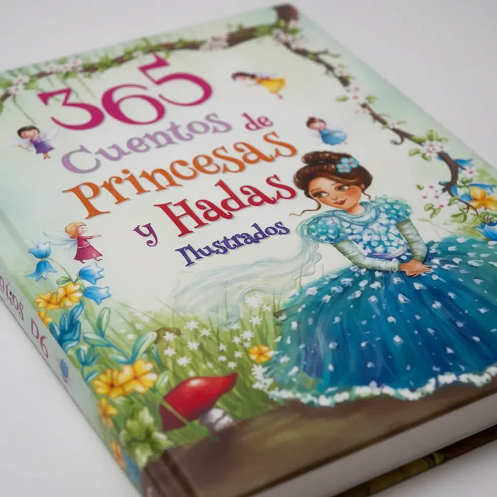 Libro 365 Cuentos de Princesas y Hadas Ilustrado Para Niños