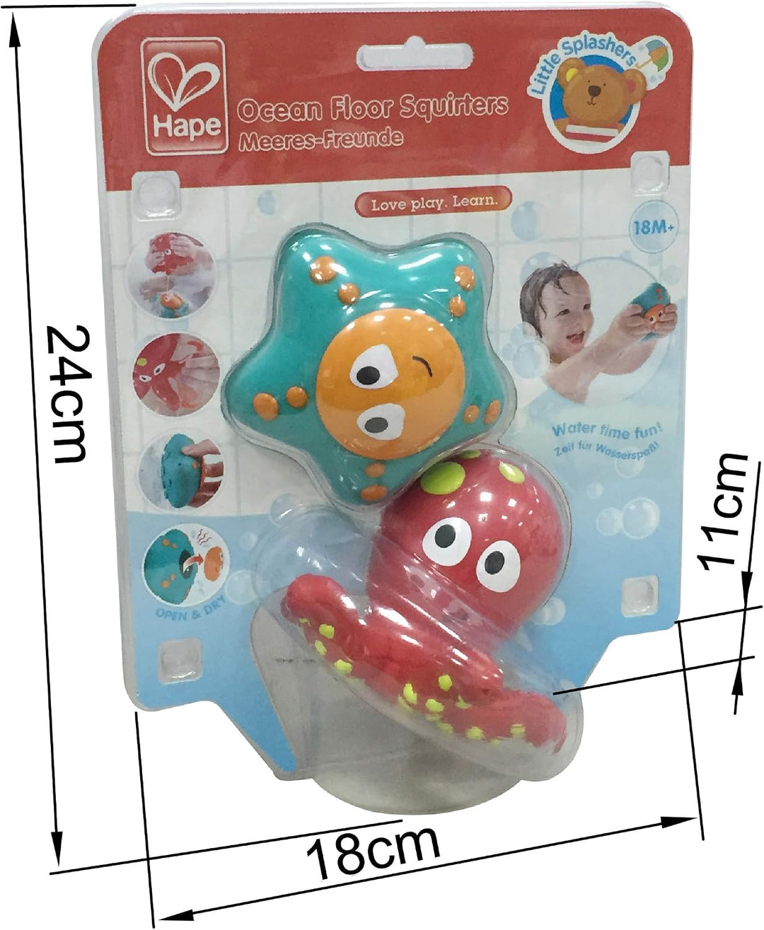 Juguetes de Baño de Silicona Océano Para Niños