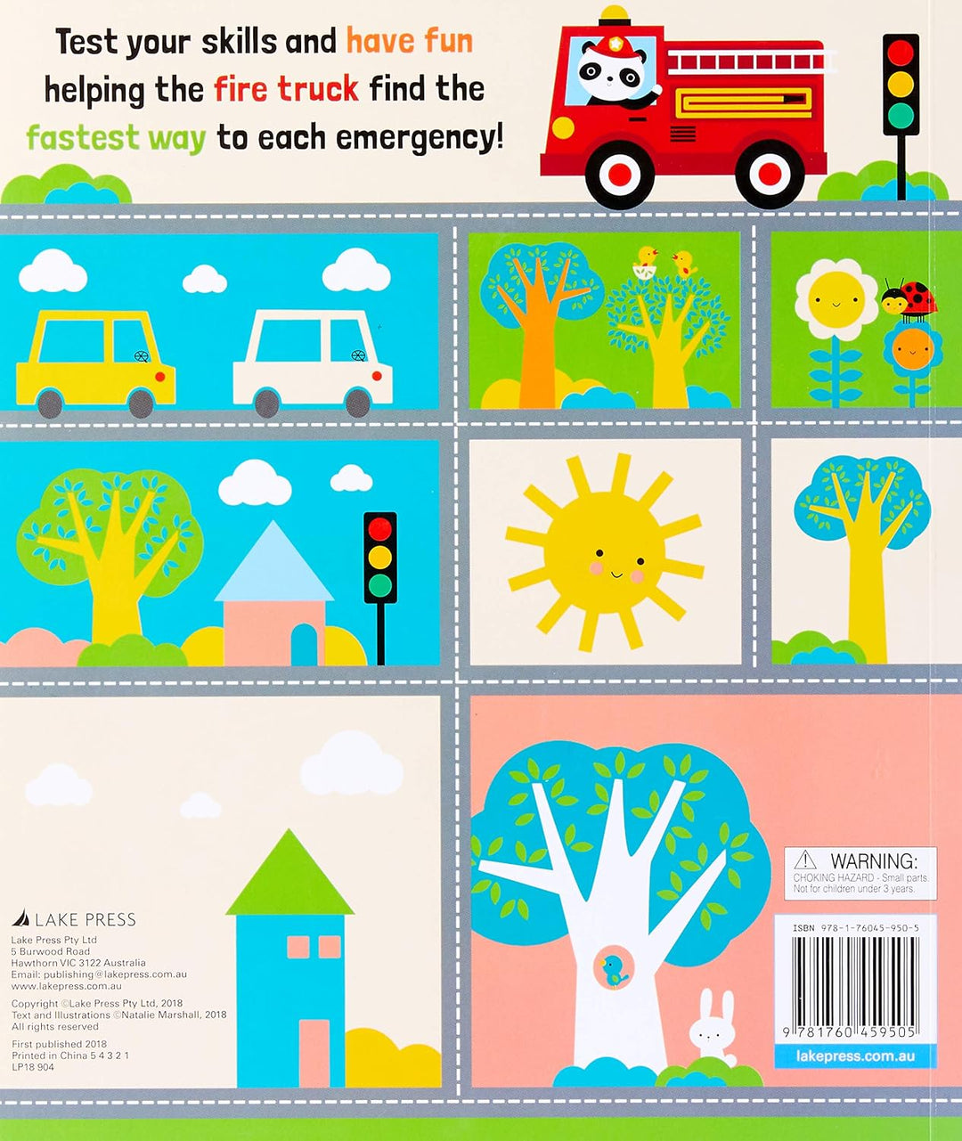 Libro Didáctico Bomberos Laberinto Para Niños