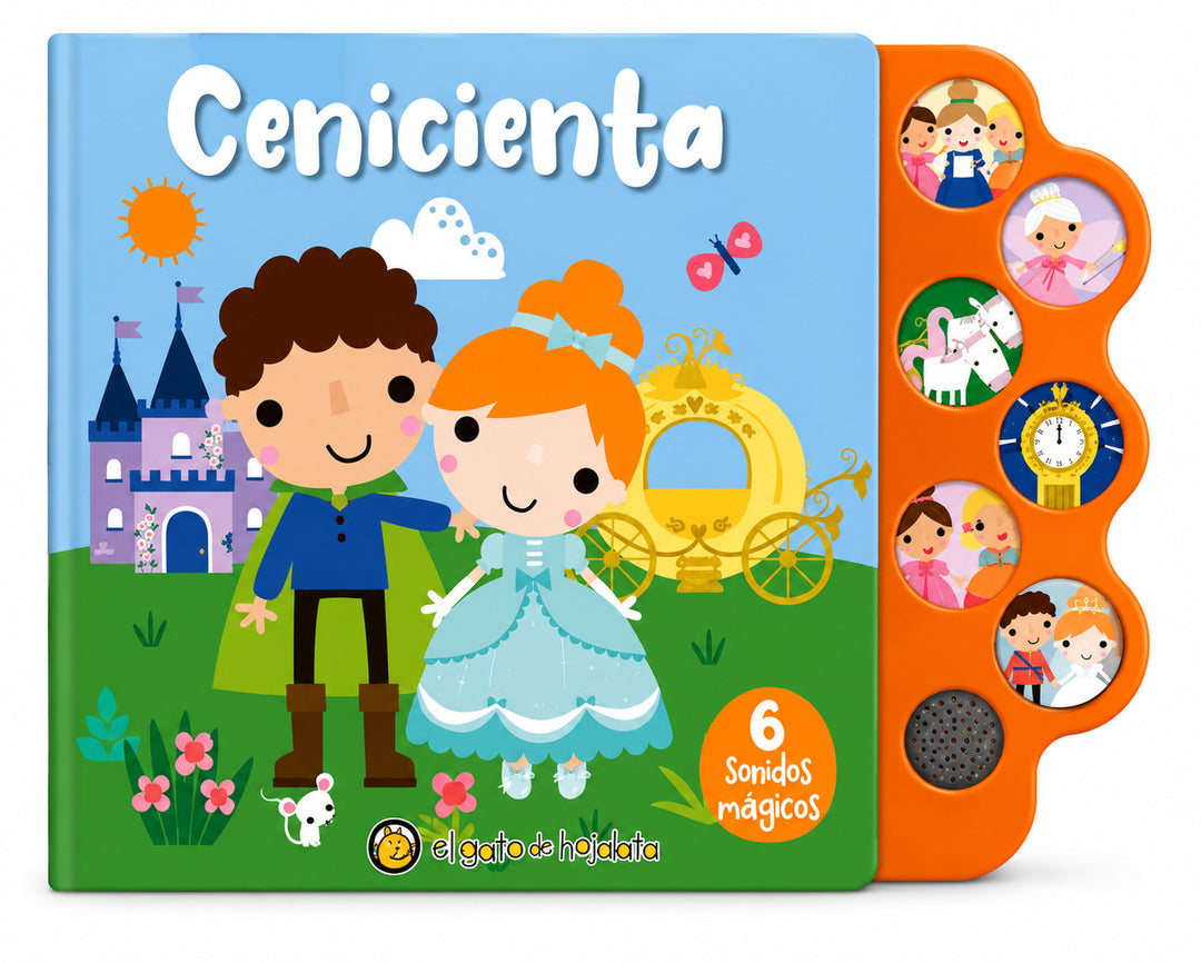 Libro Interactivo con Sonido Cenicienta Para Niños