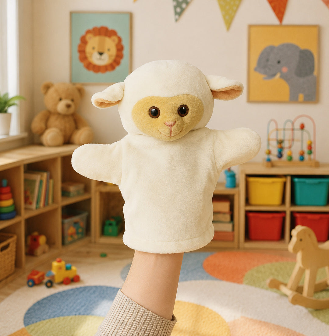 Títere Educativo Interactivo Estimulación Oveja Para Niños