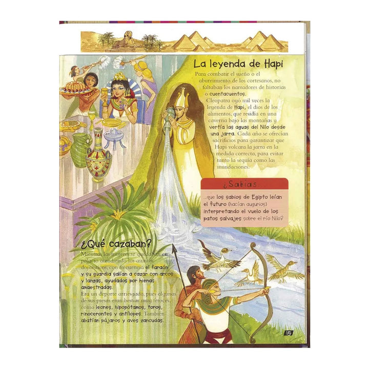 Libro Ilustrado Mini Biografías Cleopatra Para Niños Adultos