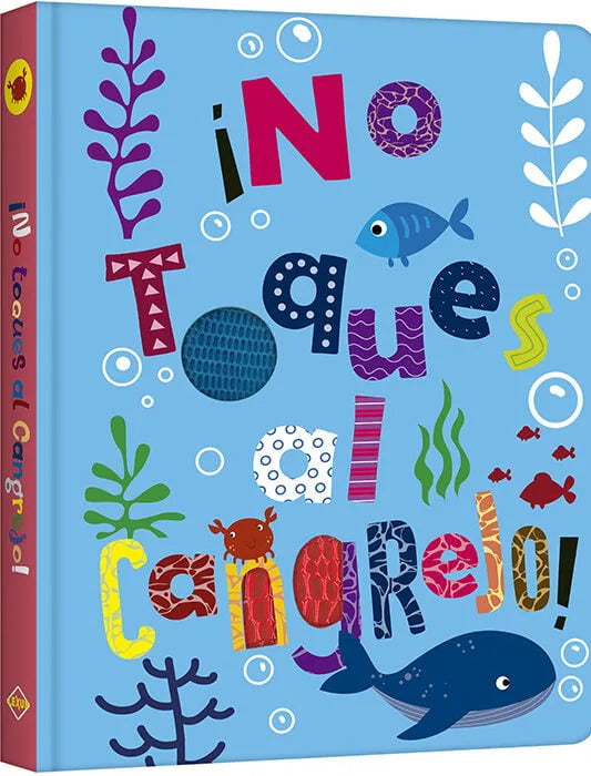 Libro Interactivo ¡No toques al cangrejo! con Texturas Para Niños