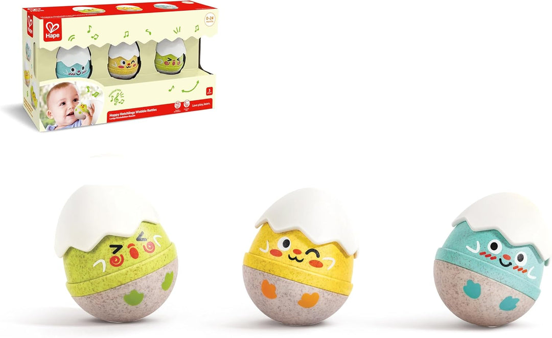 Juego Didáctico de Sonajeros de Pollito para Bebés