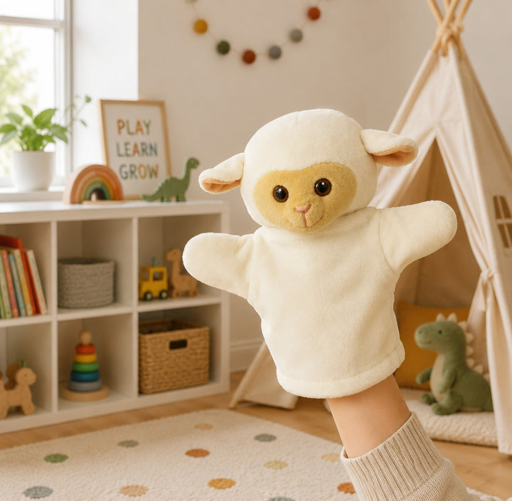 Títere Educativo Interactivo Estimulación Oveja Para Niños