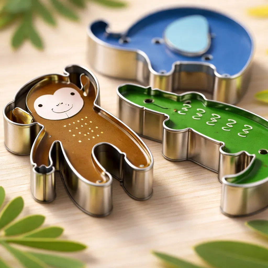 Set Molde para Galletas Diseño Perros Para Niños