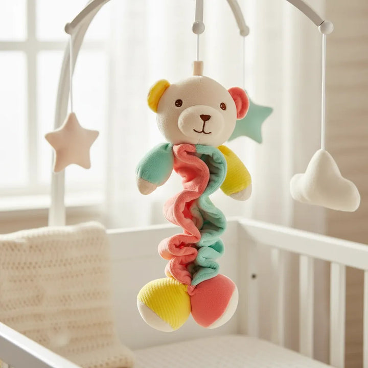 Juguete Oso de Apego Móvil en Espiral Para Bebés