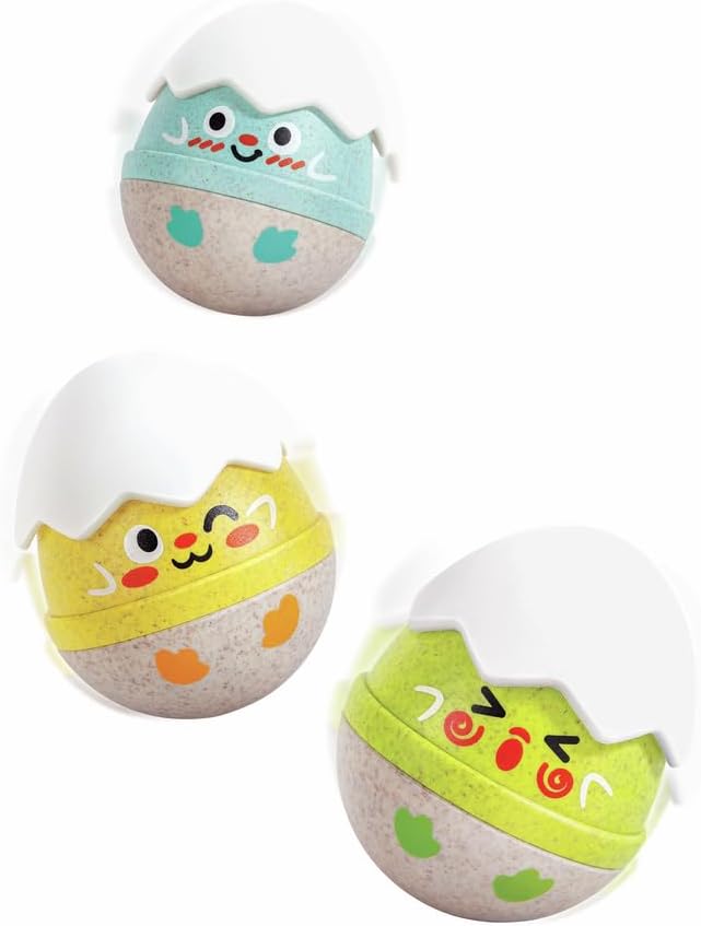 Juego Didáctico de Sonajeros de Pollito para Bebés