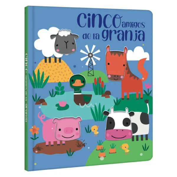 Libro Texturas Cinco Amigos de la Granja Lexus Para Niños