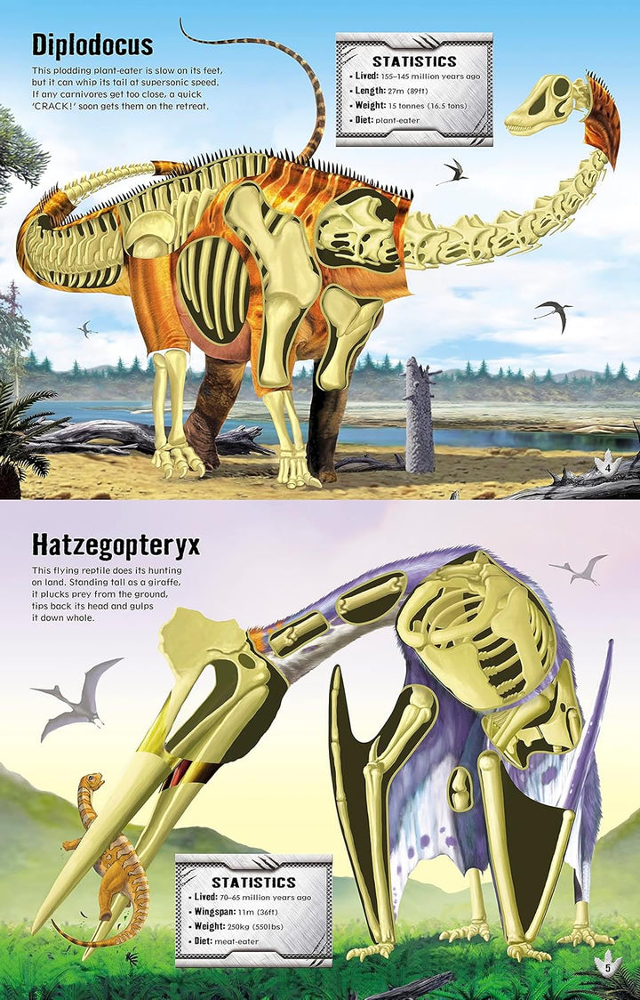 Libro de Stickers Crea tus Propias Dinosaurio Para Niños