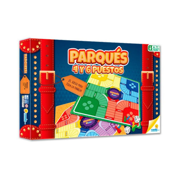 Juego De Mesa Parqués De 6 Puestos