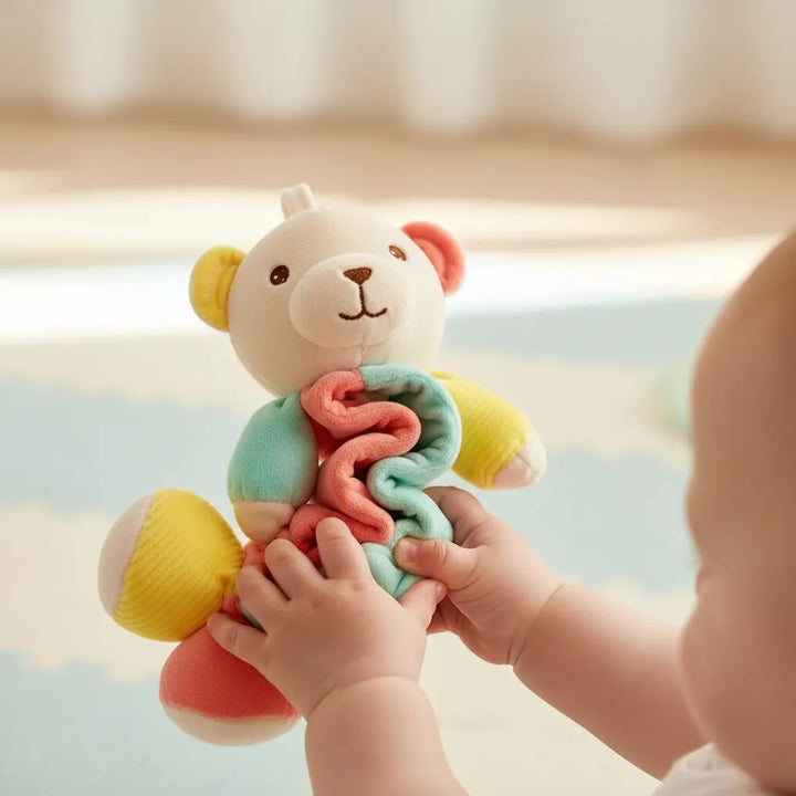 Juguete Oso de Apego Móvil en Espiral Para Bebés