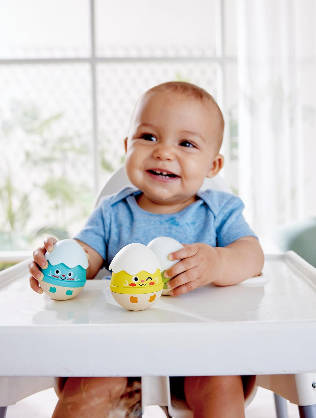 Juego Didáctico de Sonajeros de Pollito para Bebés