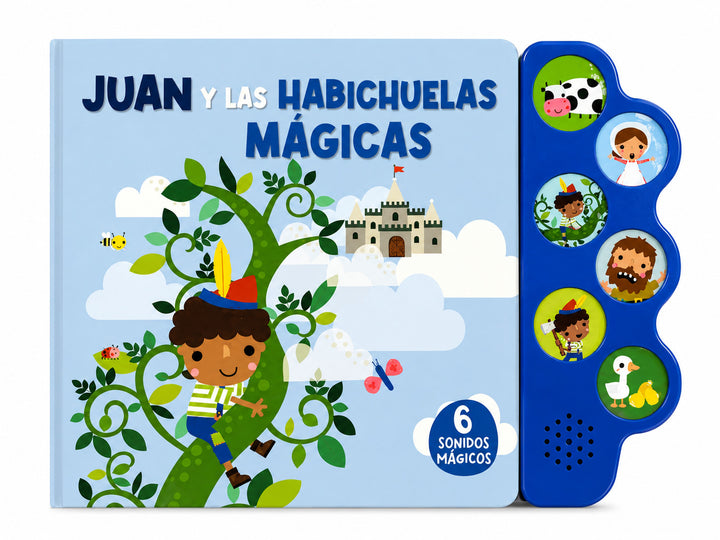 Libro Interactivo con Sonido Jack y las habichuelas mágicas Para Niños