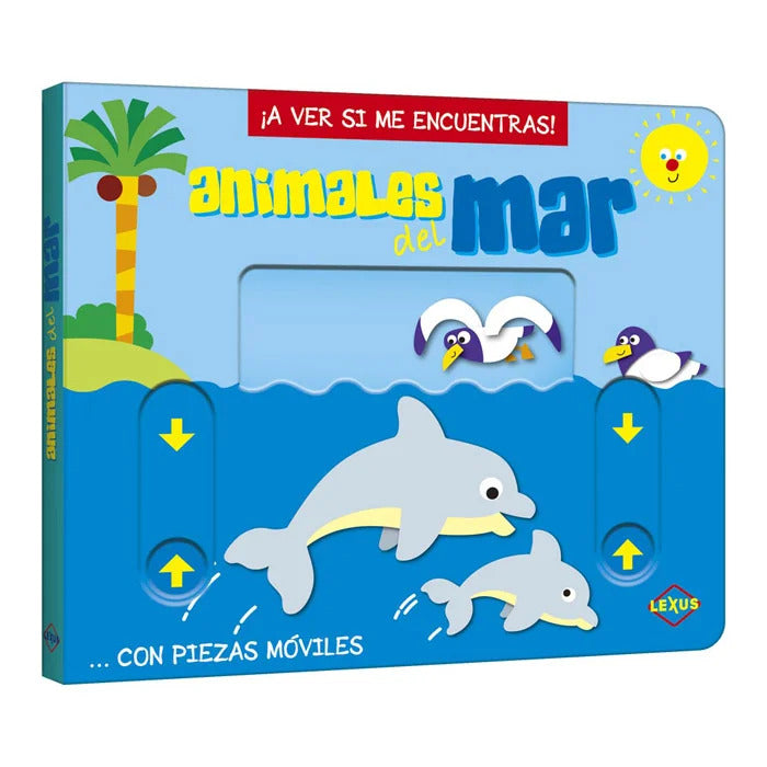 Libro A Ver Si Me Encuentras Animales del Mar Para Niños
