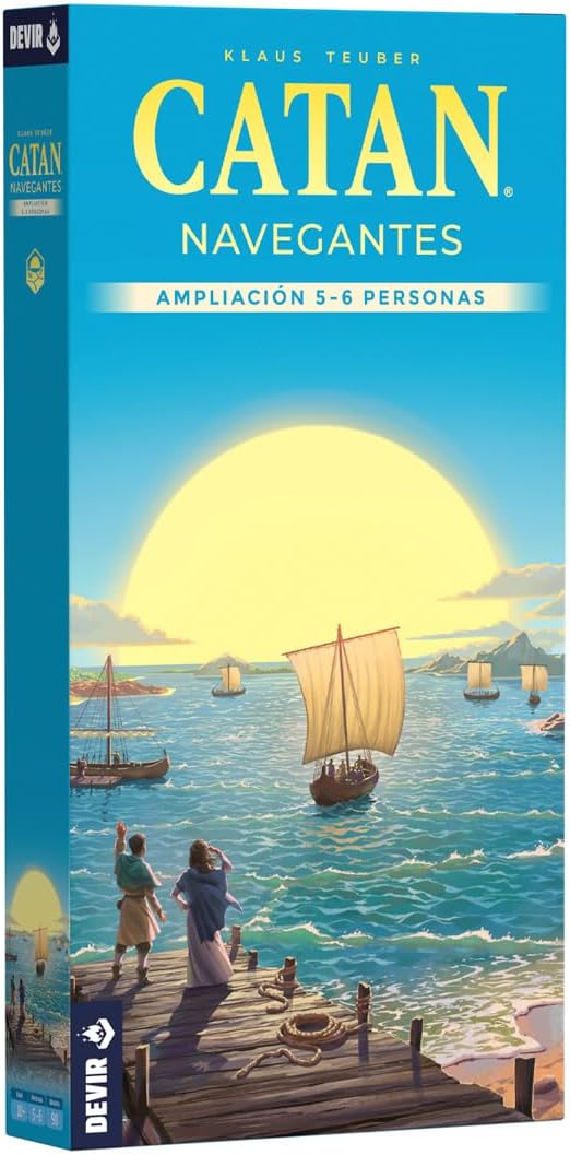 Juego de Mesa Estrategia Catan Navegantes Ampliación 5-6 Jugadores