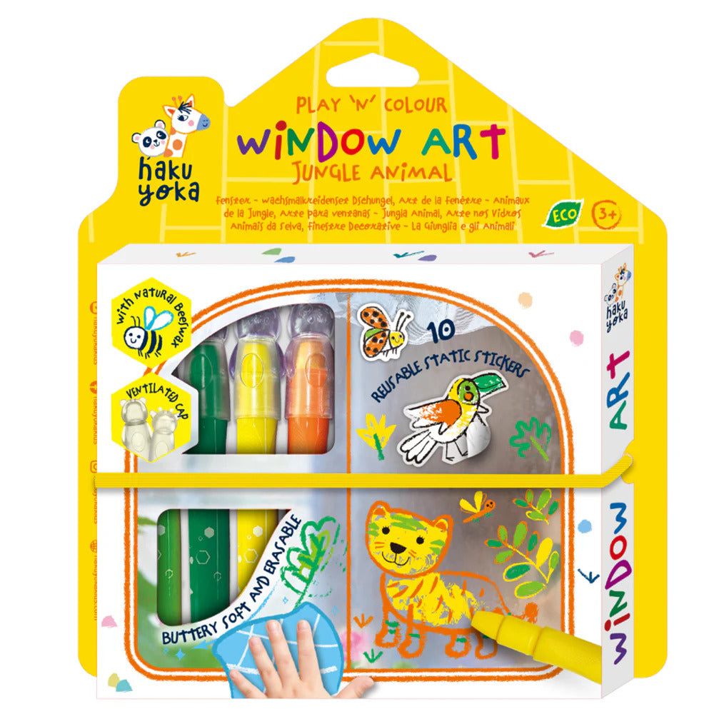 Crayones de Cera Ecológicos Animales De jardín Para Niños