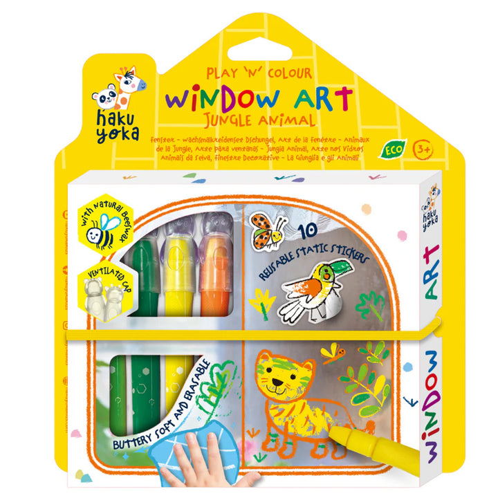 Crayones de Cera Ecológicos Animales De jardín Para Niños
