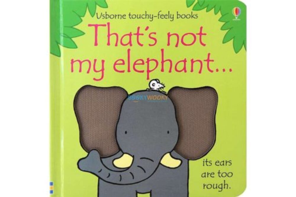 Libro Ese No Es Mi Elefante Libro de Texturas Para Niños