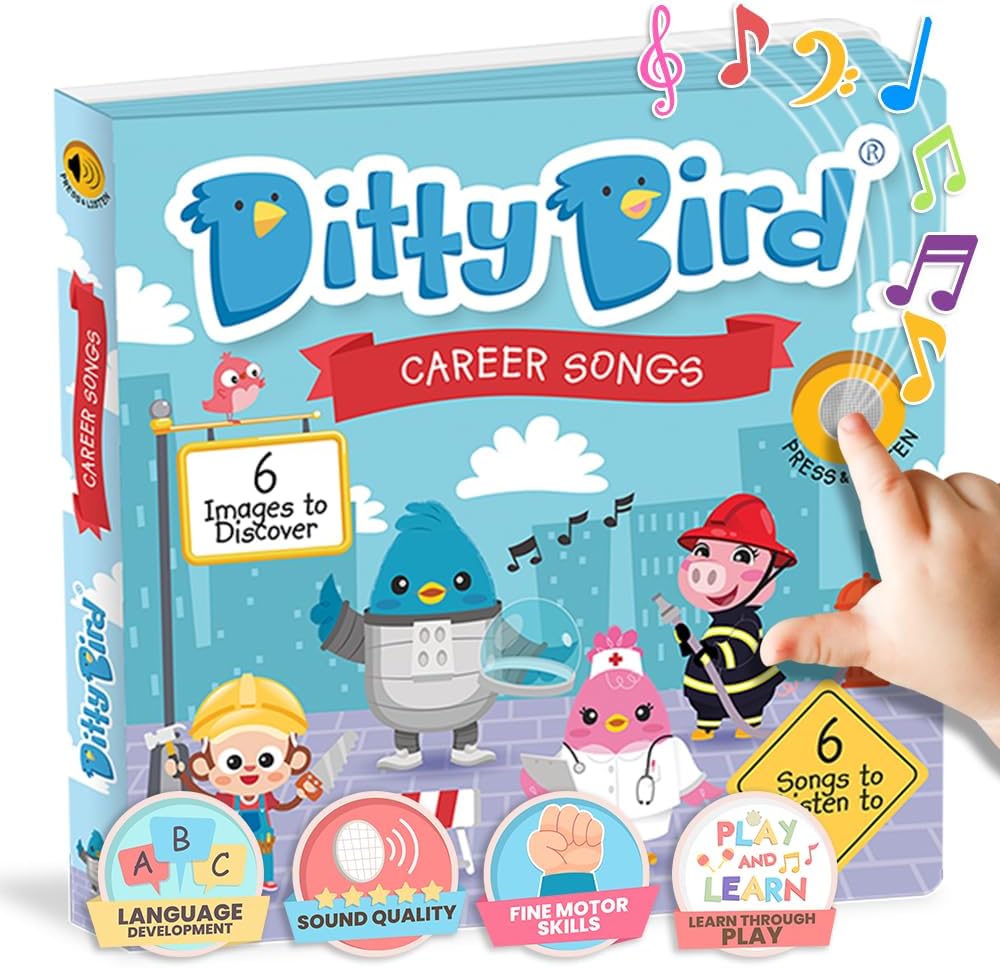 Libro Interactivo Musical Ditty Bird cuando sea mayor Niños