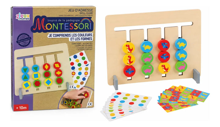 Juego De Lógica Montessori En Madera Para Niños