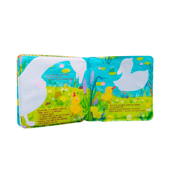 Libro Para El Baño El Patito Valiente de Pintura en Agua Para Niños
