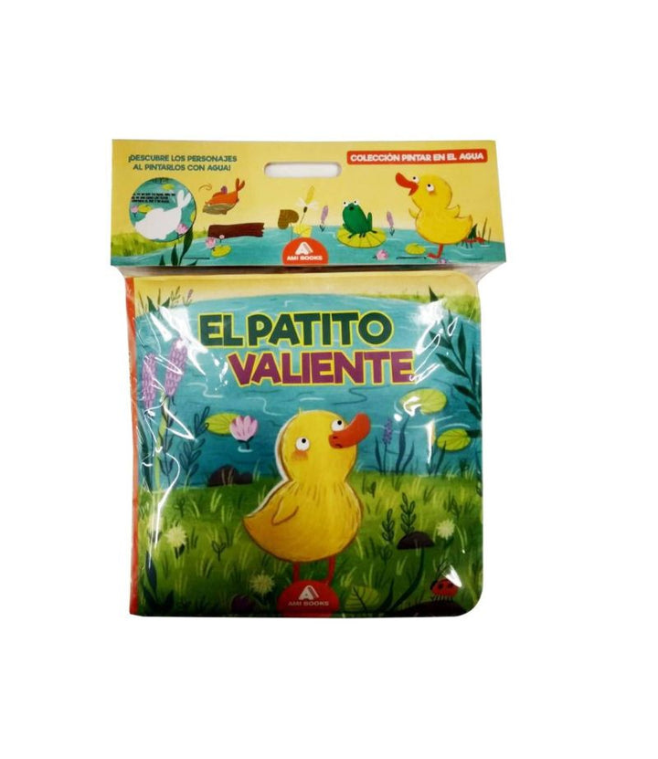 Libro Para El Baño El Patito Valiente de Pintura en Agua Para Niños
