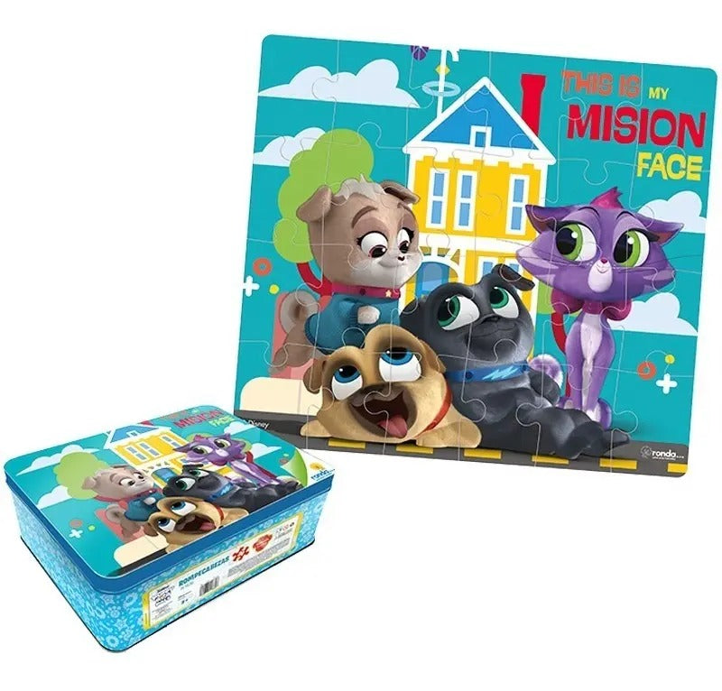 Rompecabezas 24 Piezas Lonchera Puppuy Dog Pals Para Niños