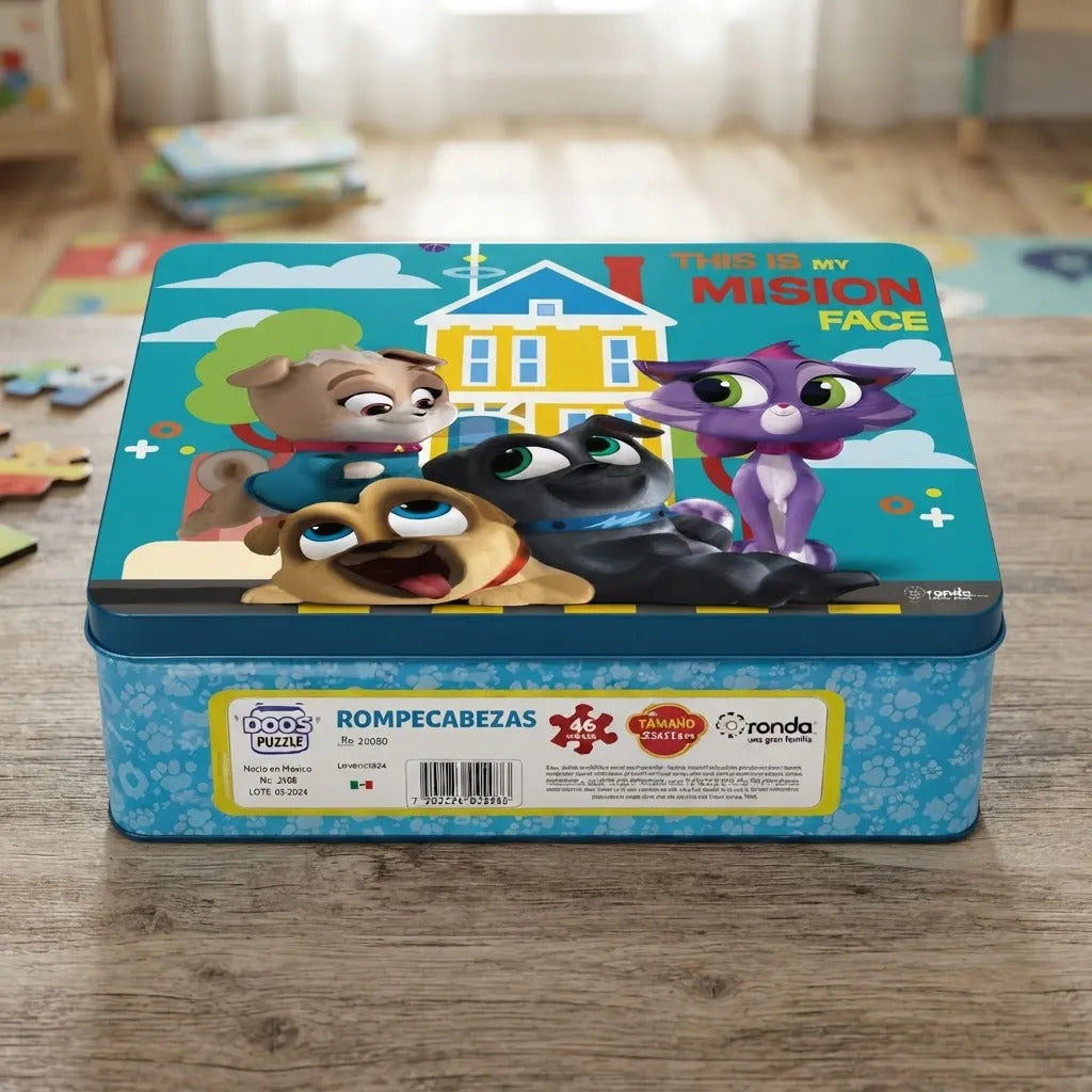 Rompecabezas 24 Piezas Lonchera Puppuy Dog Pals Para Niños