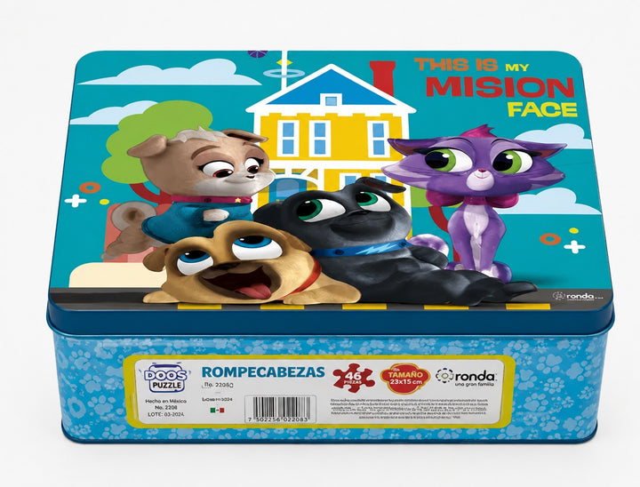 Rompecabezas 24 Piezas Lonchera Puppuy Dog Pals Para Niños