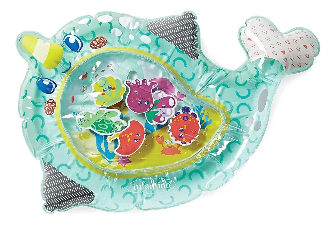 Tapete Sensorial Para Bebé Inflable Con Diseño De Ballena